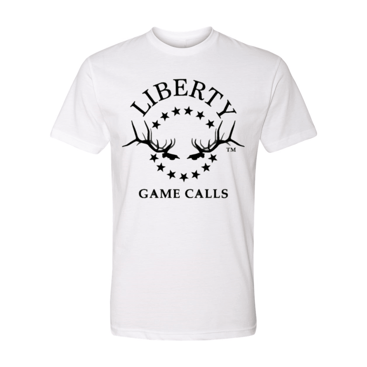 Men's T-Shirt: Black Logo - Liberty Game Calls 