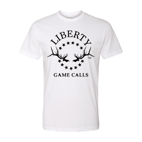 Men's T-Shirt: Black Logo - Liberty Game Calls 