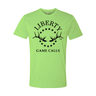 Men's T-Shirt: Black Logo - Liberty Game Calls 