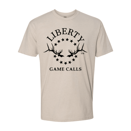 Men's T-Shirt: Black Logo - Liberty Game Calls 