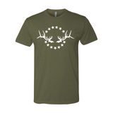 Men's White Simple Logo T-Shirt - Liberty Game Calls 