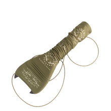 The Lil’ Big Horn Bugle Tube in olive green from Liberty Game Calls.