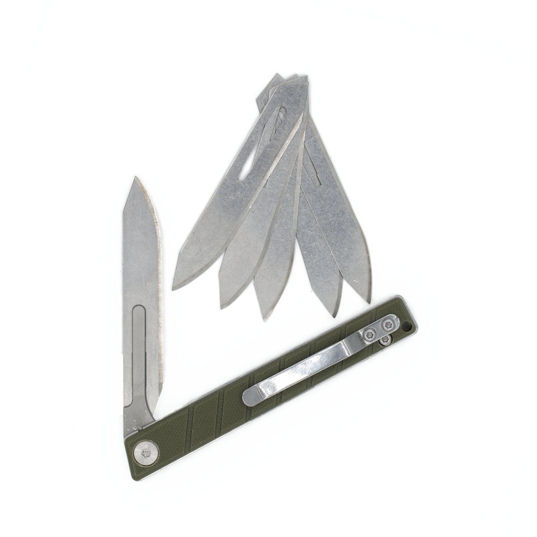 The Rebel-Replaceable Razor Blade Hunting Knife
